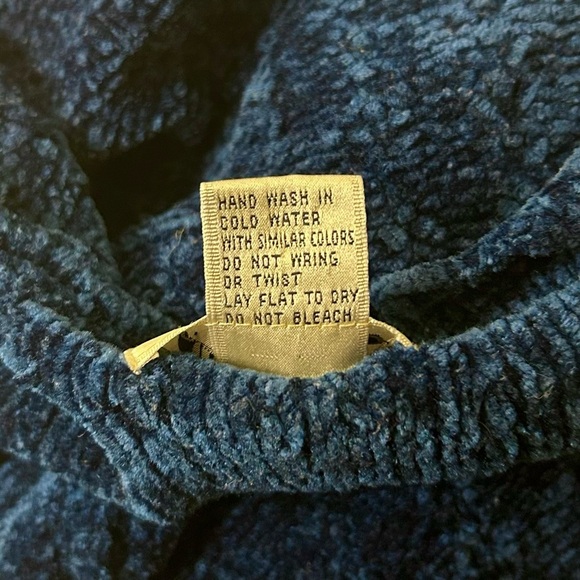 Vintage Abraxas Women’s Blue Button Up Knitted Vest Size Medium - Picture 5 of 6